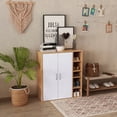 thumbnail image 2 of Armoire de Rangement Autoportante de 35 Pouces Organisateur de Garde-Robe pour Salon Ajustable, 2 of 10