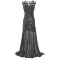 thumbnail image 1 of SMihono Robe Maxi Bohème d'Été pour Femmes Grande Taille Mode Robe Longue Maxi Sans Manches à Col en V à Paillettes pour Soirée, Bal de Promo, Plage, Évasée, 1 of 4