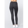 thumbnail image 2 of Saronite Pantalon Ponte Pleine Longueur Taille Haute Basics, Gris Anthracite (Femmes), 2 of 4