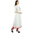 thumbnail image 1 of Bimba Womens Designer Ethnic Kurti Flared Anarkali Kurta Dress With Tassele, 1 of 2
