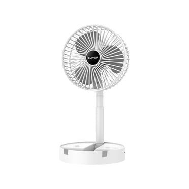 TopLLC Portable Fan Stretchable Fan, Fan Portable, 3 Speeds Desktop Table Fan, Plug In Power Fan, Rotation Strong Wind, Quiet Small Fan For Home Desktop Office Strong Airflow Cooling Fan