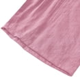 thumbnail image 4 of TIMIFIS Ensembles de Pyjamas pour Femmes 2 Pcs Pyjamas Grande Taille Coton et Lin Haut à Manches Courtes Col Rond Vêtements de Nuit Pyjamas Confortables et Respirants - Printemps/été, 4 of 7
