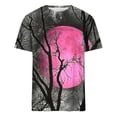 thumbnail image 4 of Styesk T-Shirts pour Homme Décontractés Mode Col Rond Chandail Imprimé T-Shirt Manches Courtes Hauts, 4 of 5