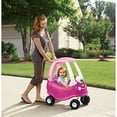 thumbnail image 1 of Little Tikes Princess Cozy Coupe Ride-On Toy - Toddler Car Push and Buggy Includes Working Doors, Steering Wheel, Horn, Gas Cap, Ignition Switch - For Boys and Girls Active Play , Pink, 1 of 4
