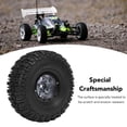 thumbnail image 3 of 4pcs RC Crawler Wheels Hub and Tires Set, Anti Scratch Plastic Aluminum Alloy Wheel Rim Kit for RC Car 120x46mm, 3 of 7