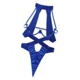 thumbnail image 2 of Weiqiqre pour Femmes Grande Taille, Combinaisons pour Femmes à Encolure Licou Ajourées Combinaison de Nuit Justaucorps, 2 of 9