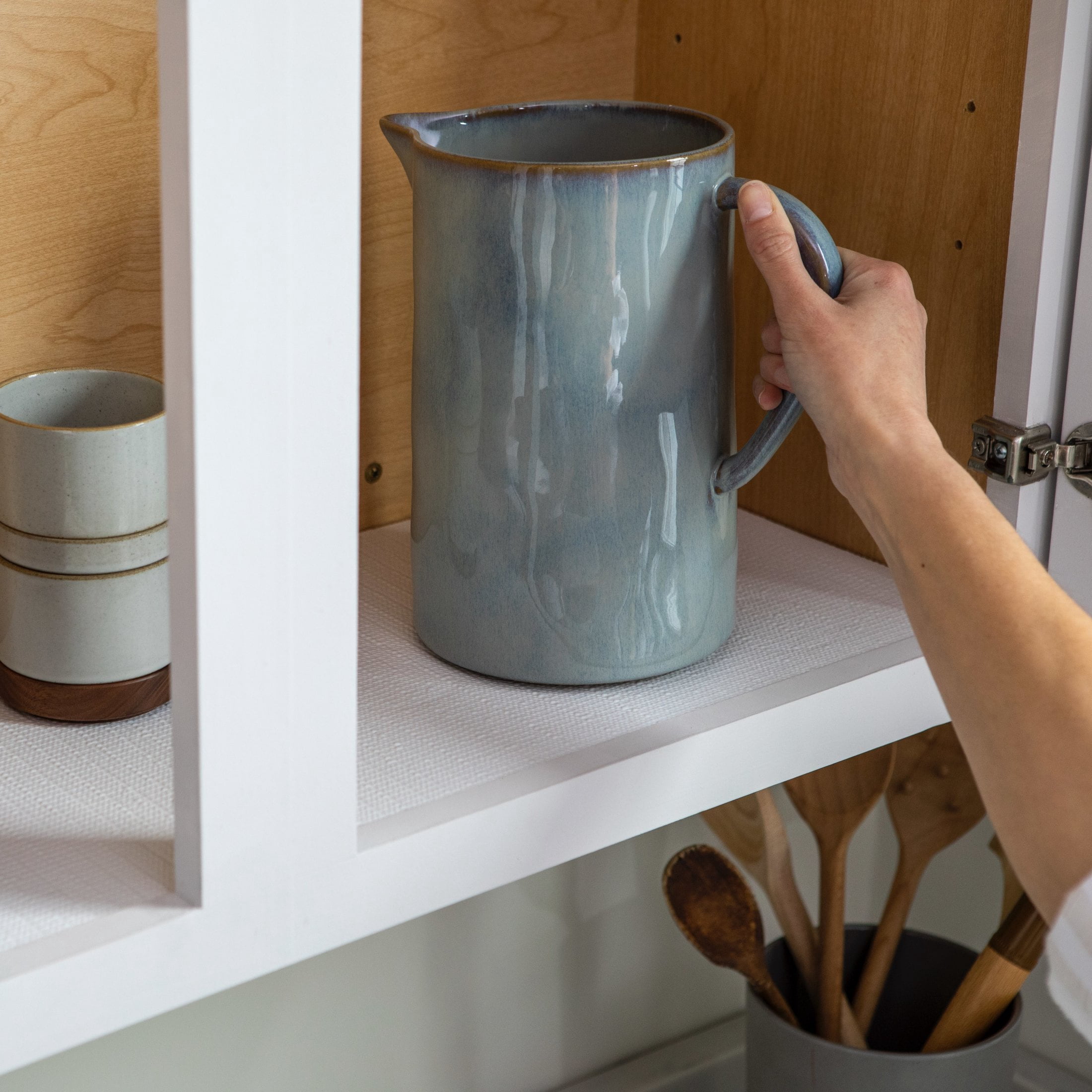 Smooth Top® EasyLiner® Brand Shelf Liner - Grey Subtle, 12 in. x 10 ft.