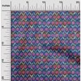 thumbnail image 1 of oneOone Cotton Silk Fabric Chevron Ikat Fabric Prints By Yard 42 Inch Wide, 1 of 4