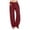 Wine, variant on zbxnLI Lounge Pants for Women Casual Summer Wide Leg Cotton and Linen Pants Lightweight Trousers with Pockets