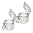 thumbnail image 1 of ELAYARD 2Pcs Mason Jars Clear Plastic Sealed Storage Containers for Family Use, 1 of 8