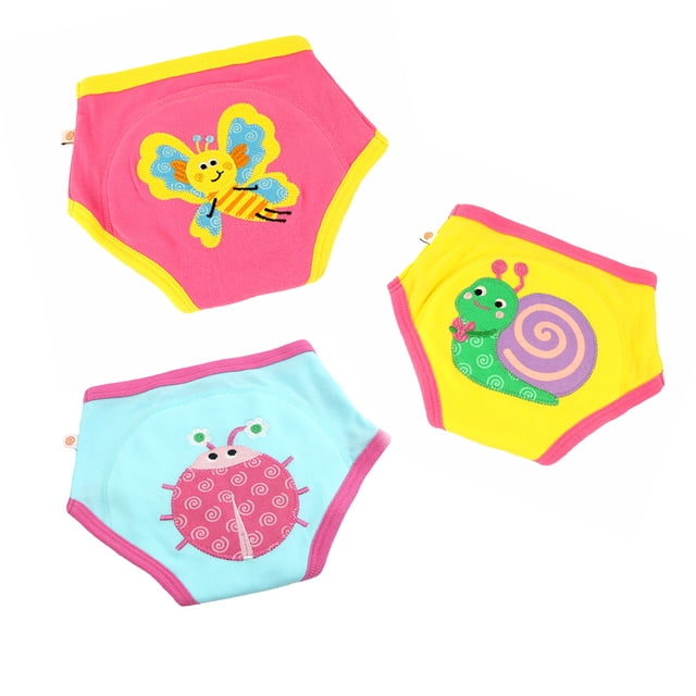 ZOOCCHINI - Organic Potty Training Pants Garden Creatures 2T-3T
