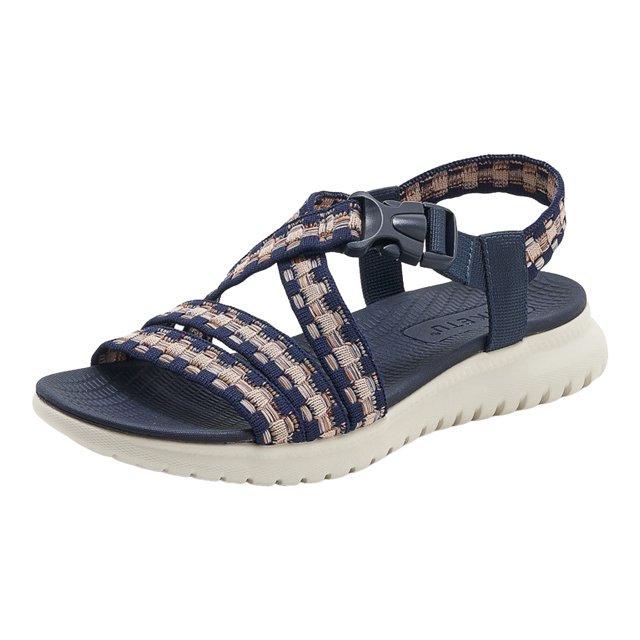 IUJSOY Sandales pour Femmes Ajustables à Brides Élégantes d'Été à Plateforme Sandales à Bout Ouvert Chaussures de Marche