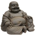 thumbnail image 2 of Hi-Line Gift Ltd Statue de Buddha Assise Heureuse - 16,5 Po de Hauteur, 2 of 3