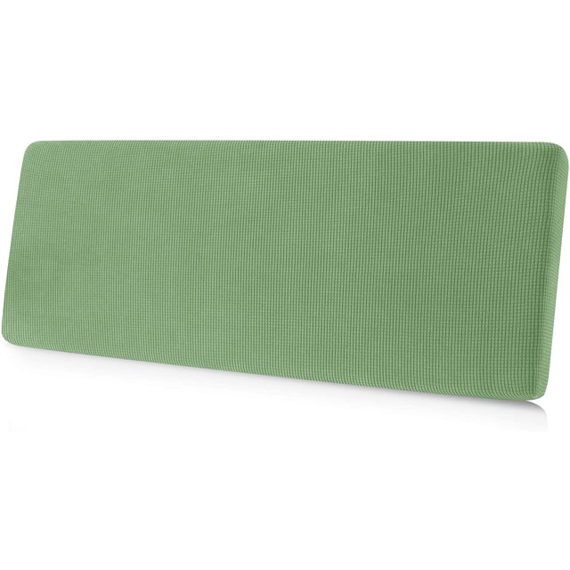 CHUN YI 1 Piece Cushion Cover Spandex Stretch Textured Grid Box Cushion Seat Slipcover