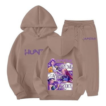 Girls Outfits&Set Girls Tracksuit Winter Warm Pullover Hoodie With Pants Kids Casual Outfit Jogger Two Piece Set for Girls