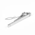 thumbnail image 3 of Shengyu 1pc Men Metal Silver Tone Simple Necktie Tie Bar Clasp Clip Clamp Pin, 3 of 8