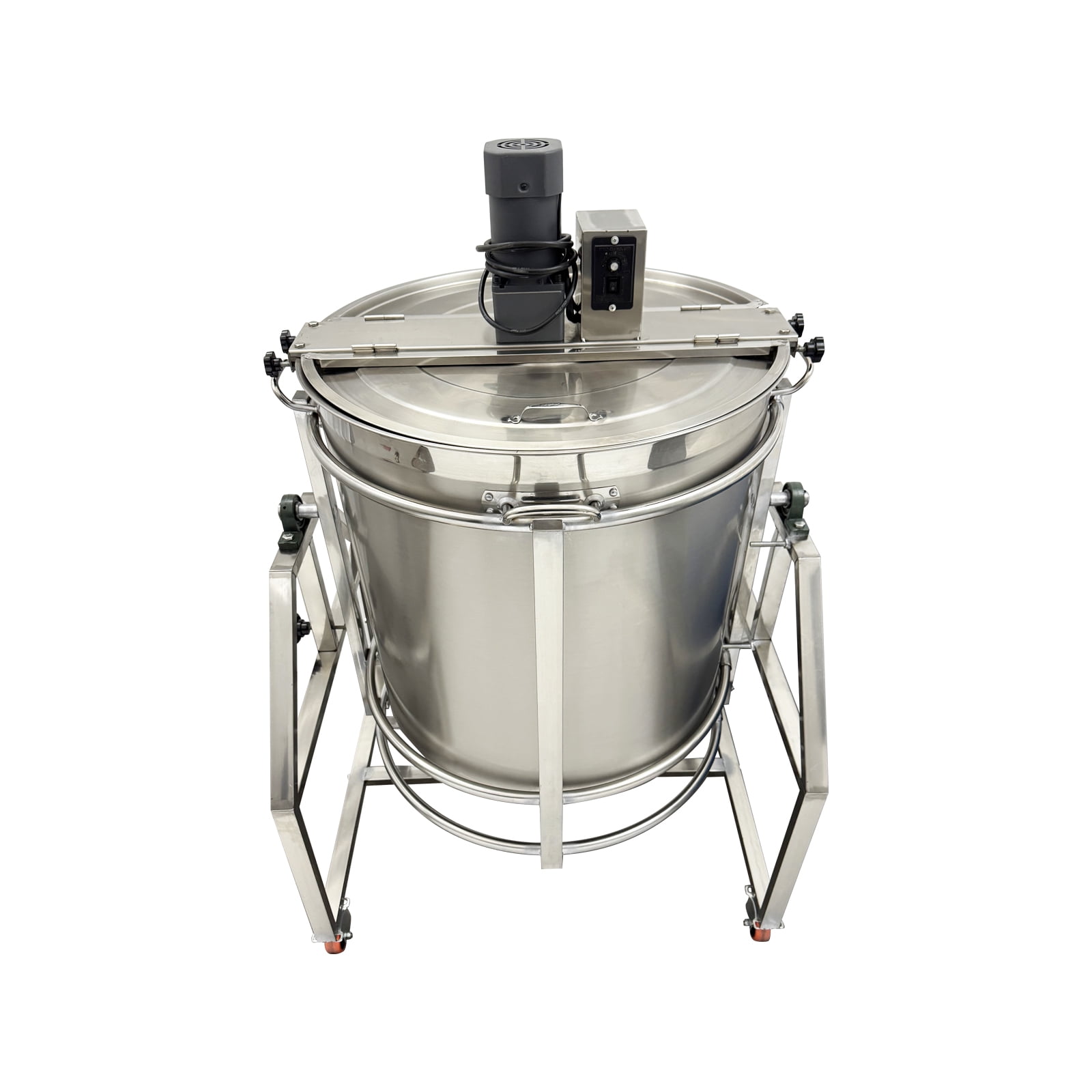 25.9Gallon Automatic Pot Stirrer Commercial Food Mixer Sauce Cooking Mixer Boiler Natural Gas 110V