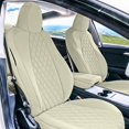 thumbnail image 5 of For 2017-2024 Tesla Model 3 FH Group Neoprene Waterproof Custom Fit Car Seat Covers  Solid Beige - Front Seats, 5 of 5