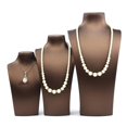 thumbnail image 4 of Necklace Bust Display Rack Jewelry Pendant Chain Display Holder Womens Neck Jewelry Organizer Stand Holder Rack Gold 12.5x23cm, 4 of 5