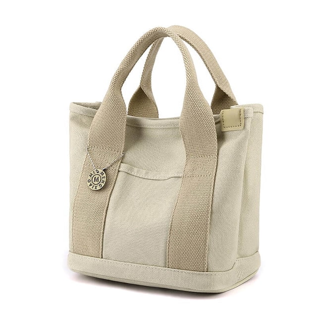 Clearance! Large Capacity Canvas Handbag Multi-compartment Lunch Box Bag Lightweight Work Storage Today Show Deals Deals Today #45
