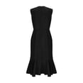 thumbnail image 5 of Liquidation d'Été 2025! Robe Grande Taille pour Femmes, Robe d'Été en Liquidation pour Femmes, Robe Sans Manches à Col en V Printemps/été Mode Slim Sirène, 5 of 5