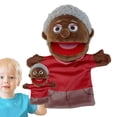thumbnail image 1 of Family Puppets Interactive Show Toy for Children - Role Play Hand Puppet with Removable Mouth for Storytelling and Imaginative Games, 1 of 5