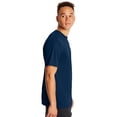 thumbnail image 4 of Hanes Cool DRI TAGLESS Men`s T-Shirt, XS, Navy, 4 of 4