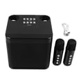 thumbnail image 2 of Karaoke Speakers, Easy To Control  Speaker Microphone Set Interesting Black  for Dormitory for Home, 2 of 7