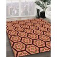thumbnail image 3 of Ahgly Company Tapis Rectangulaire Lavable en Machine Intérieur Transitionnel Rouge Tomate, 3 Pieds x 5 Pieds, 3 of 7