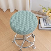 13.78x1.97in Round Bar Stool Cover, Xinsrenus Non-Slip Elastic Seat Cover for Stools, Stretchable Spandex Bar Stool Protector for Kitchen Dining Bar with Elastic Bands