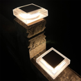 thumbnail image 2 of Solar Post Cap Lights Outdoor Deck Fence Post Lights Solar Powered Waterproof Fence Post Lights,1 * Post Cap Lights, 2 of 8