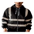 thumbnail image 1 of Veste à Capuchon de Travail pour Hommes Légère à Haute Visibilité avec Bande Réfléchissante, 1 of 6