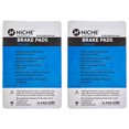 thumbnail image 2 of Niche Rear Brake Pad Set for Honda CRF450R Ceramic Motorcycle 2 Pack 519-KPA2502D, 2 of 5