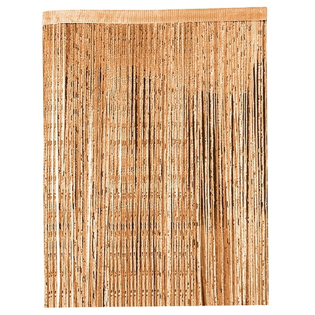 HLONK Rideaux à Paillettes 100x200CM Rideaux de Porte Fenêtre Panneaux à Franges Séparateur de Pièce pour Décoration Intérieure