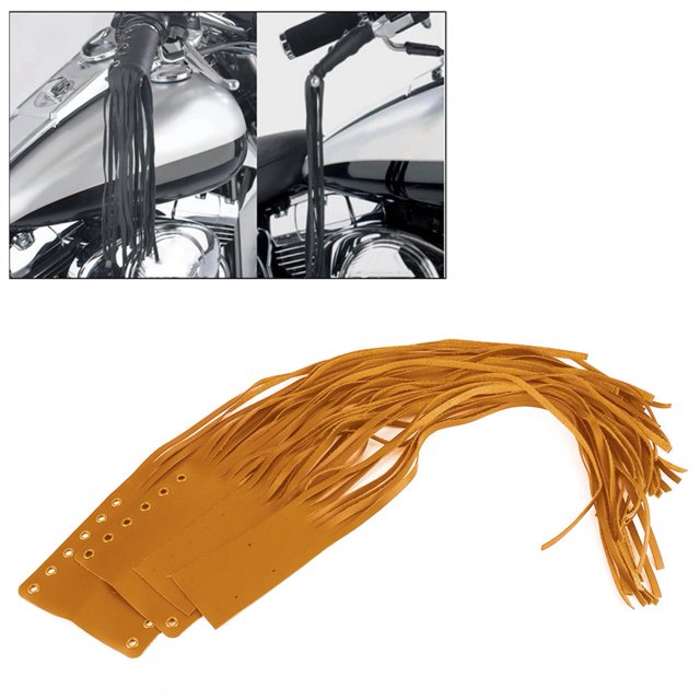 Universal Hand Grips Tassel Fringe Wrap Cover Motorcycle Brake Lever Streamer 7/8in 1in Replacement