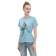 thumbnail image 4 of Women's Basic Short Sleeve T-Shirt One Piece Nami, 4 of 6