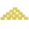 thumbnail image 3 of 100Pcs Bird Foot Rings Bands 10mm 001-100 Numbered Pigeons Identify Clip Poultry SupplyYellow, 3 of 13
