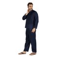 thumbnail image 3 of Inkmeso SolidNightwearSet For Men's Short Sleeve Pjs Loungewear Sets Soft Cotton Designer Sleepwear, 3 of 7