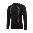 thumbnail image 3 of Wangsaura Men Sports Shirt, Long Sleeve Elastic Quick Drying Tops, 3 of 9