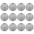 thumbnail image 3 of 12 Set of Wide Mouth Mason Jar Lids with Rings Airtight Canning Lids, 3 of 9