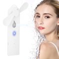 thumbnail image 4 of Small Portable Spry Fan, Mini Spray Cooling Fan, Light Weight Fashional Girl For Woman, 4 of 8