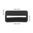 thumbnail image 2 of Unique Bargains Watch Band Strap Loops Silicone for 19mm Width Watch Band, Black 4 Pack, 2 of 5