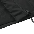 thumbnail image 3 of LSLJS Women's Men Winter Hooded Softshell Windproof Soft Coat Long Sleeve Jacket( Black, S), 3 of 8