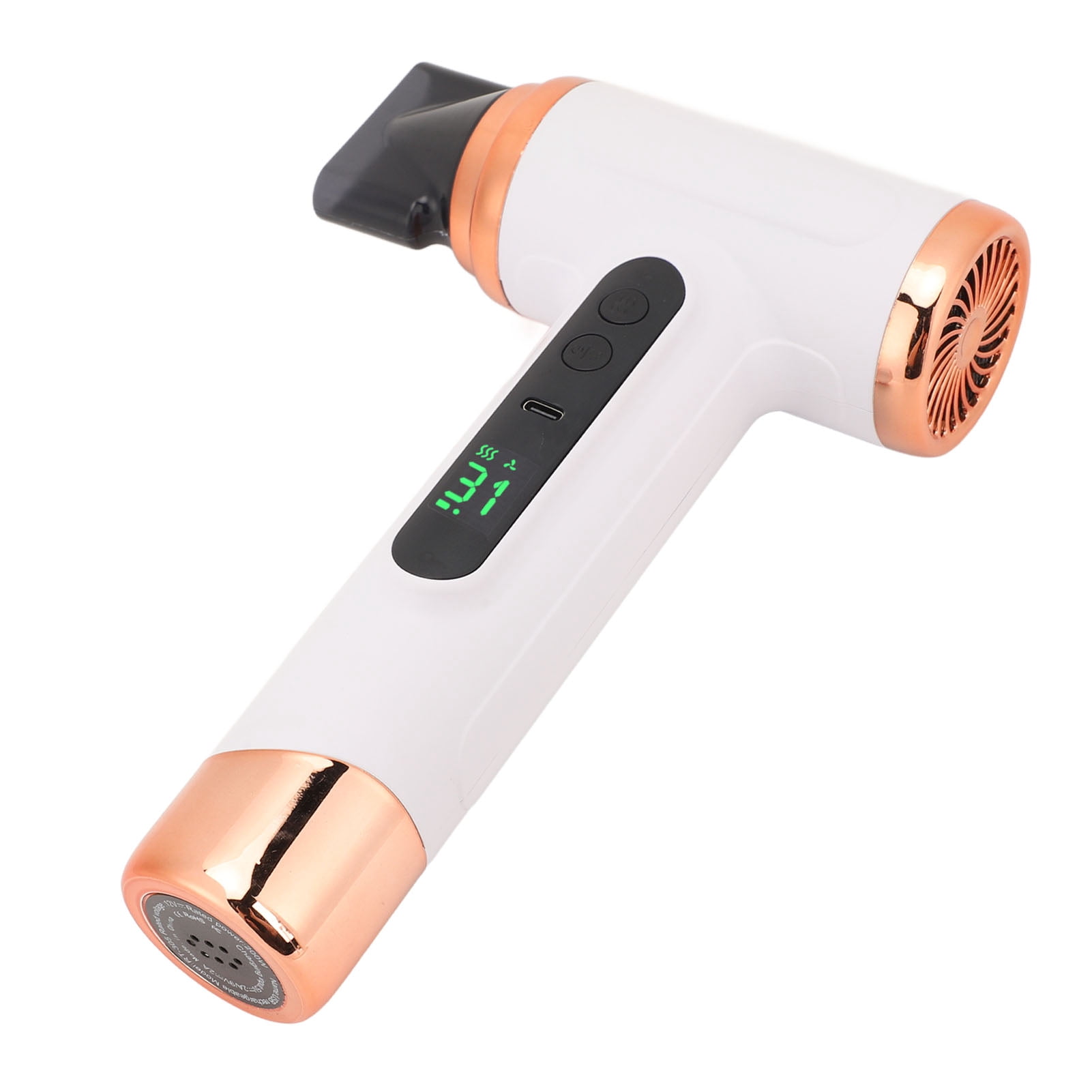 Cordless Hair Dryer Rechargeable, 15000Mah Portable Cordless Blow Dryer, Battery Powered Hair Dryerwith USB Charging Cold Hot Wind 200W for Students Dormitory