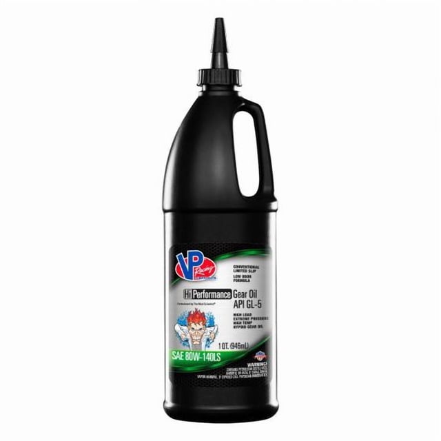VP Racing Fuels Huile pour Engrenages 2705 Haute Performance; Simple; Bouteille de 1 Quart; SAE 80W-140