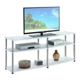 thumbnail image 4 of Convenience Concepts Designs2Go 60" 3 Tier TV Stand in White, 4 of 5