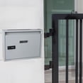 thumbnail image 3 of Rongfmy Locking Wall Mount Mailbox, Mail Boxes Outdoor with Combination Lock, Key Drop, 3 of 9