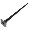 thumbnail image 3 of KAKOWELY Marine Boat Flagpole Base Rail Mount Flagpole Boat Flag Fixing Holder Small Flagpole Support,11.61X"X2.17"X2.17", 3 of 5