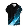 thumbnail image 2 of Styesk T-Shirts pour Homme Col Rabattu Léger à Manches Courtes Cardigan à Boutons Chemise Manches Courtes Col Rabattu, 2 of 4
