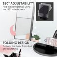 thumbnail image 4 of Ideal Gift for Women: Natural & Flawless Makeup Lighted Makeup Mirror with 22 Upgraded LED Lights, Slim Tri-Fold Design, Touch Control Dimmable Brightness, Magnifying Trifold Vanity Mirror, 4 of 5